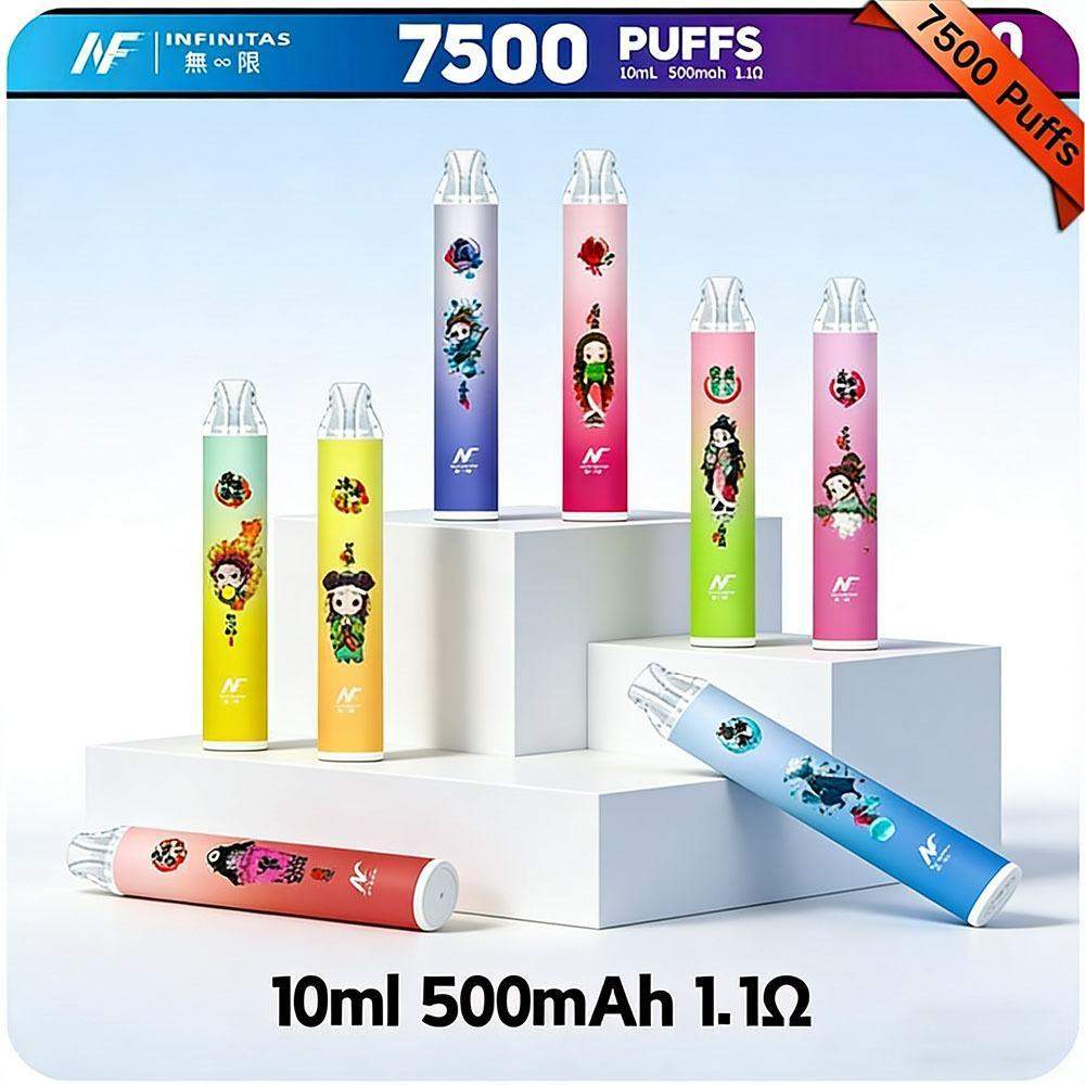 鬼滅之刃INF拋棄式_7500口_商品主圖.jpg 鬼滅之刃 x INF無限一次性拋棄式電子煙 7500口 · 20款口味 · 台灣現貨:圖片 1