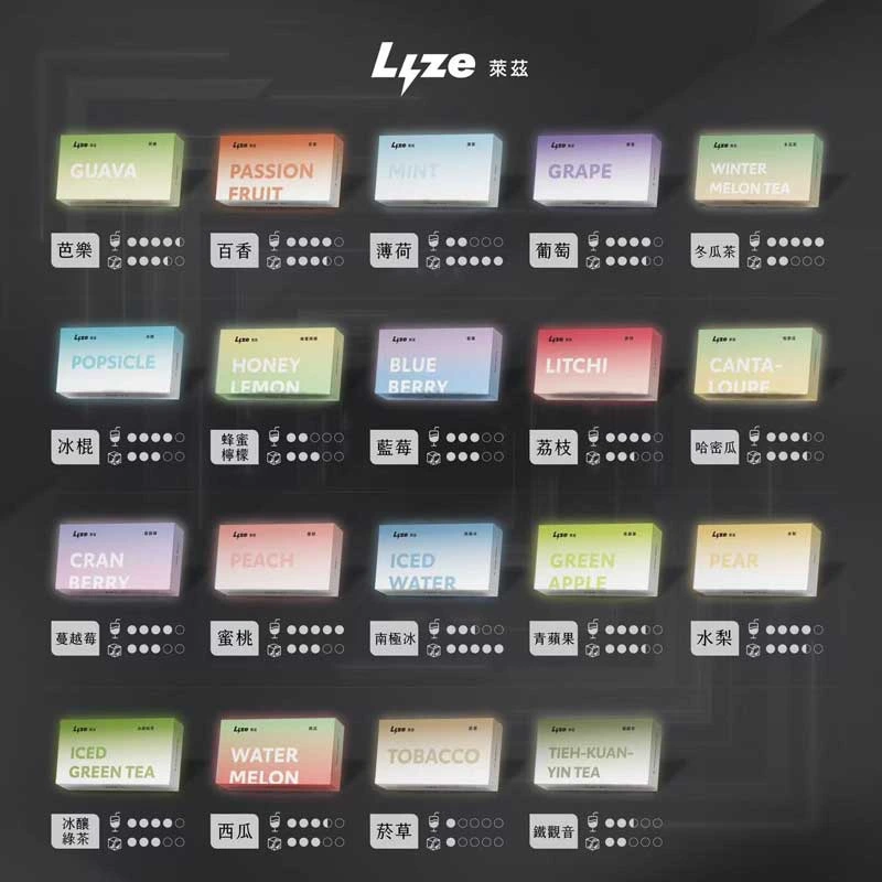 LYZE萊茲煙彈可通配魔盒.webp Lyze萊茲換彈式電子煙煙彈 | 10000口 8W/13W雙模式 1.0Ω鋼網芯 | 東京魔盒通用 20+口味現貨 (買5盒送主機):圖片 1